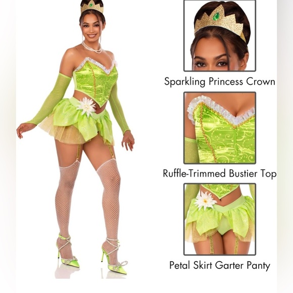 Bayou Babe Tiana Costume - Picture 4 of 4